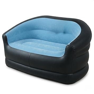 Drumstone Double Sofa Comfortable Fabric Seating for Living Room Modern Design Soft Cushions Durable Frame Compact Two Seater Couch for Home Lounge Office Stylish Space Saving Furniture