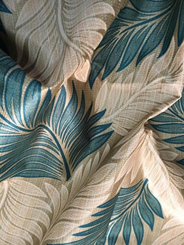 HFI 2 Piece Candy Polyester Long Door Curtains - 8 feet, Aqua Blue 3