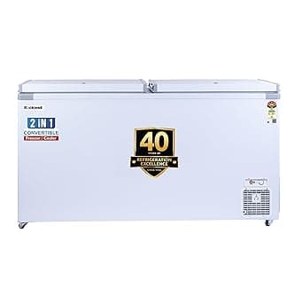 Rockwell 550DDU Deep Freezer – Double Door, 5 Star Energy Saving, Fast Cooling, Convertible Freezer/Cooler Chest Freezer, Low Power Consumption