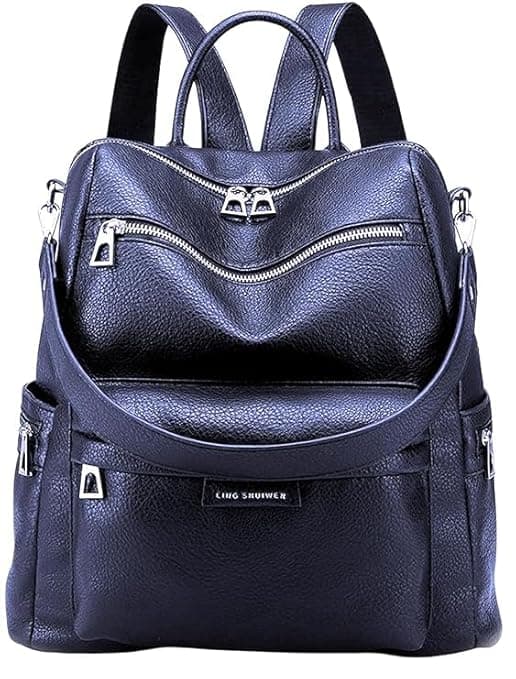 ProArch Leather Backpack for Women Elegant Backpack Purse Ladies Leather Shoulder Fitting Gift for Sister, Mother Bhabhi Birthday Christmas
