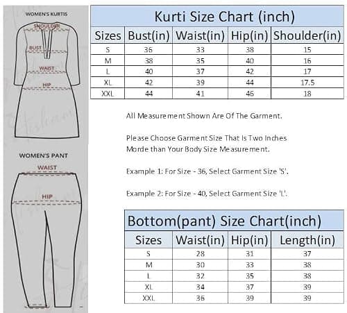 SHAVIDR ENTERPRISE Woomen Attractive Graceful Printed Cotton Skay Co-Ord Set Kurti with Bottom-XL Turquoise 2