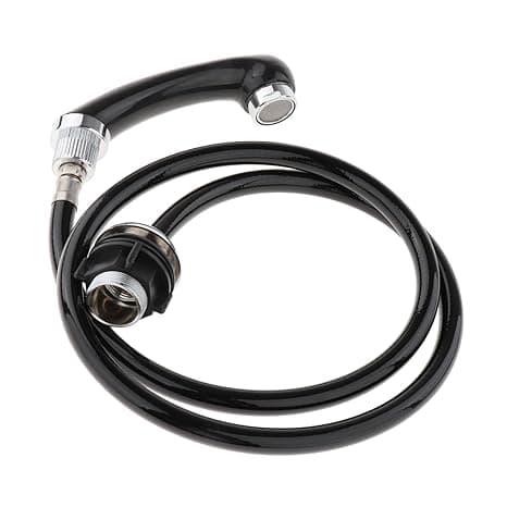 Universal 1/2'' Width Faucet Tube Plumbing Pipe, High Density, No Leak,Black, Pipe Fittings