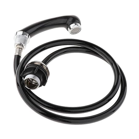 Universal 1/2'' Width Faucet Tube Plumbing Pipe, High Density, No Leak,Black, Pipe Fittings