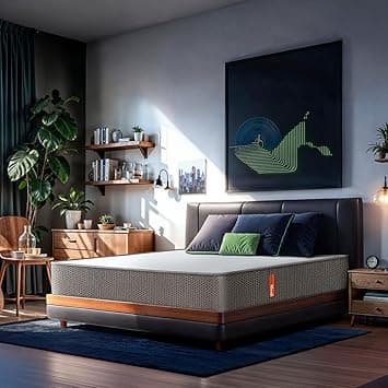 Sleepyhead Flip - Premium Dual Sided High Density Foam Queen Bed Mattress with Firm & Medium Soft Sides, 7 Years Warranty, 4 Inch Queen Size Bed Mattress (78X60X4)