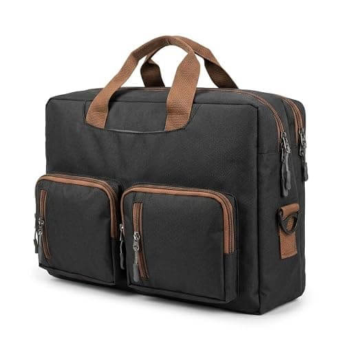 Stylbase Convertible Laptop Messenger Bag for Men & Women | Large Office Briefcase Backpack with Shoulder Strap | Multipurpose Travel, College & Business Laptop Bag