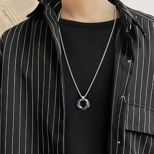 MIAMI Anti Tarnish Stainless Steel Rocky Locket Neck Chain for Man | Stylish Pendant for men Necklace | Jewellery Accessories for Boys | Jewelry | Gifts for Boyfriend & Husband | Valentine Gift -28 2