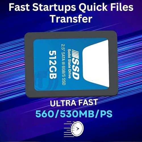 A1TECH 512GB 2.5 Inch SATA Internal SSD - Read: 550MB/s & Write: 500MB/s - Solid-State Drive 5 Year Warranty (512, GB) 3