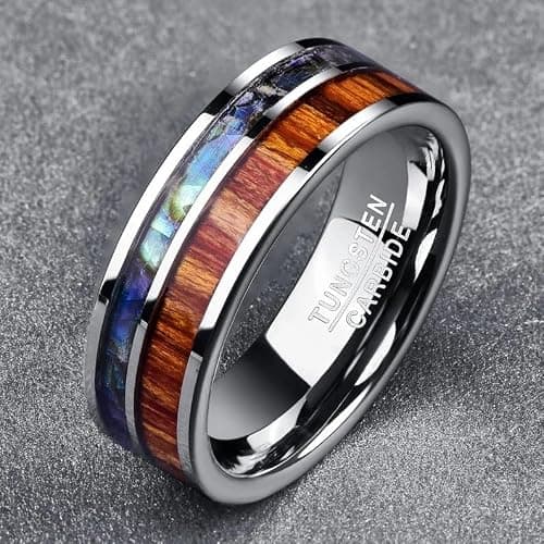 MIAMI Silver Rings for Men Combo Boys Boyfriend gents friends girls mens Platinum ring for men Blue Ring for Boys Stainless Steel finger Rings Stylish Fashion thumb band set M440_20 4