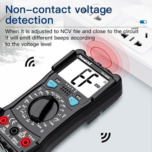 Themisto TH-M98 Digital Multimeter (Black 2000 Counts) 5