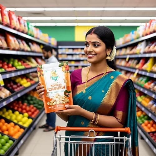 Oh My Kaju™ Premium Authentic Konkan Cashew W210 | Goa Jumbo Kaju Nuts | Fresh Whole Cashews Premium | High Protien I Fresh Nuts | Zero Cholesterol I Goa-Origin Style I Gourmet Healthy Snacks for Gues 5