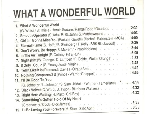 What a Wonderful World 2