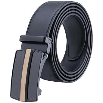 Labnoft Men's Auto Lock PU Leather Belt