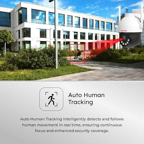 MANOMAY 3MP 4G Pan Tilt Security Camera IP65 Rated Smart Auto Tracking Two Way Audio Human Detection 4G SIM Support 256GB Memory Card Cloud Storage Alexa Compatible M1094S| BIS-ER Approved 5