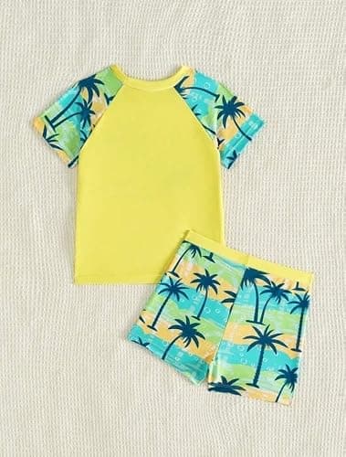 Indhrani Kids Clothes for Boys | Printed Cotton Round Neck Half Sleeves Tshirt and Shorts Baby Boy Dress | Lightweight Summer Wear Kids Dress 2