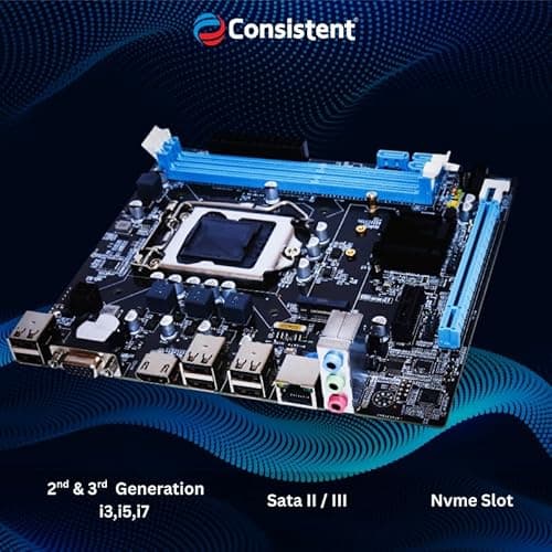 Consistent DDR3 Motherboard CMB H61 with NVME Slot 4