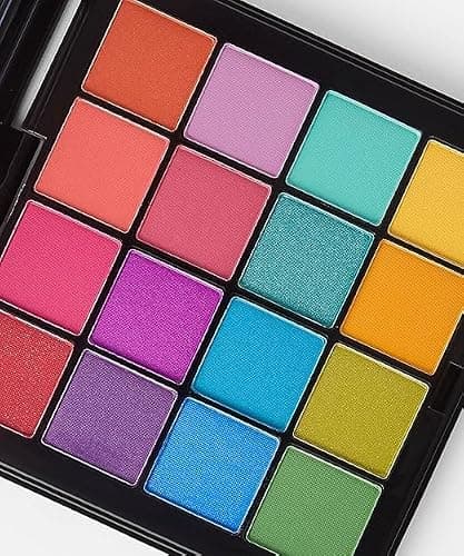URBANMAC Highly Pigmented Mesmereyes Smoky Eyes, 16-Color Eyeshadow Palette | Multicolor | Matte Finish | Shimmery Eye Shadow Palette(2) 3