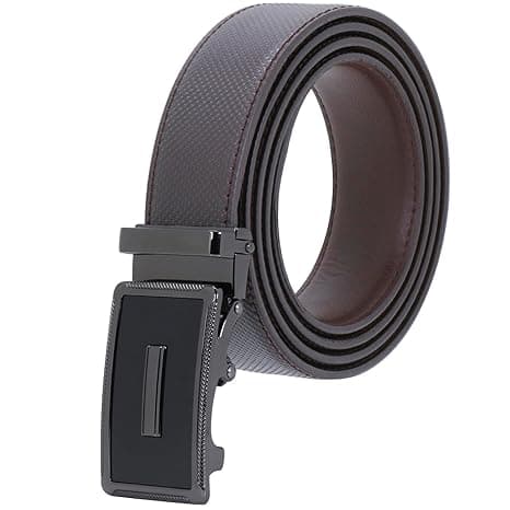 Labnoft Men's Auto Lock PU Leather Belt