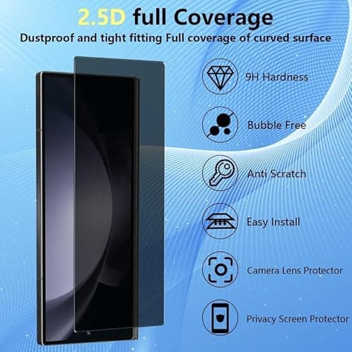 MOBIKTC Front Screen Protector Privacy Tempered Glass For Google Pixel 10 5G (Anti Spy Glass) Pack Of 1-Black 4