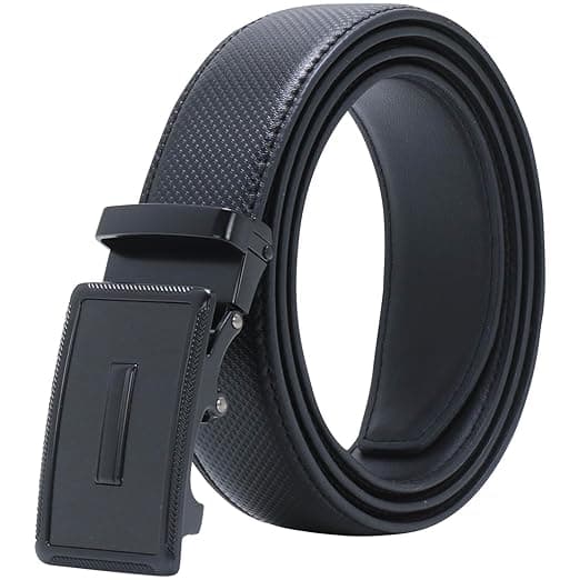 Labnoft Men's Auto Lock PU Leather Belt