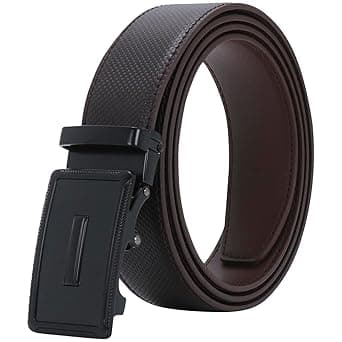 Labnoft Men's Auto Lock PU Leather Belt