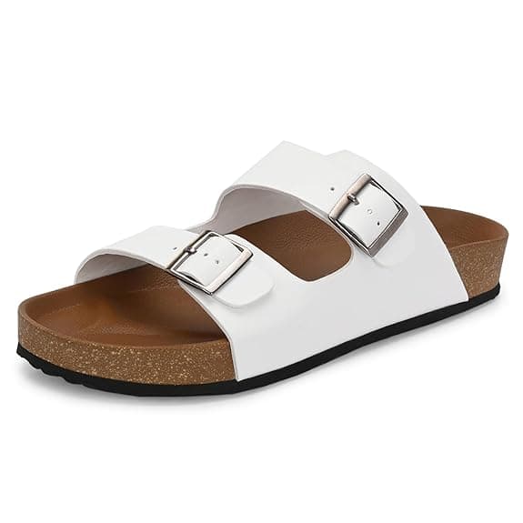 Centrino Sandals for Men | Berkin-Style Slip-On Casual Sandal with Open Toe Design | Comfortable PU Footbed, Arch Support & Lightweight On-Grip Sole for Outdoor Wear (7313)