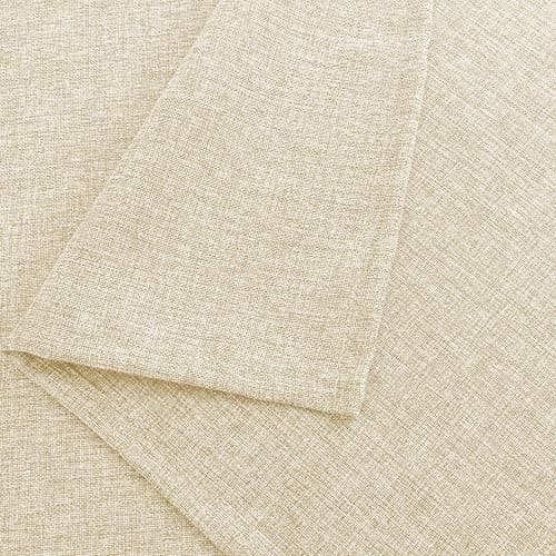 Khooti Jute Table Cover for 4 to 6 Seater | 50 x 75 Inches / 127 x 191 cm | Light Linen | Heat Resistant | Machine Washable | Table Cloth for Dining Table, Kitchen Table, Wedding, Birthday Party 5