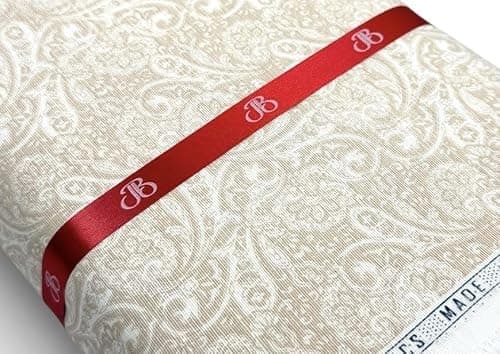JHABAK'S Unstitched 100% Pure Cotton Linen Shirt Fabric - 2.10m Kurta piece - 58 inches cloth - 60 2