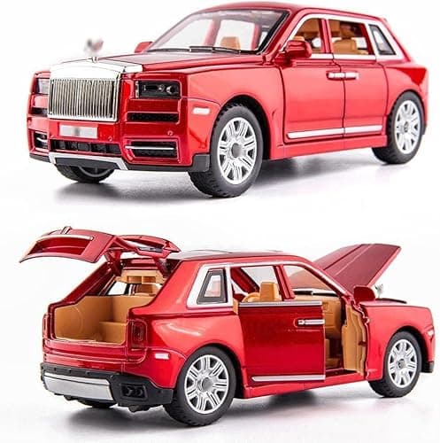 Umadiya Big Size Rolls-Royce Cullinan Model Car Exclusive Alloy Metal Car Pull Back Die-cast Car Toy car with Openable Doors & Light, Music Boys Gifts Toys for Kids (Cullinan 1:32)(Multi Color) 3