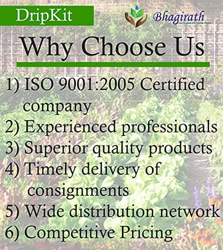 BHAGIRATH-Drip Irrigation Garden Watering Drip Kit || Watering Drip Kit for Home Garden, Farming & Agriculture Purposes || Water Saving System (50 Plants) 4