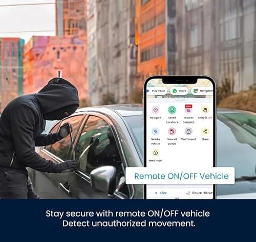 Wheelseye Vehicle GPS Tracking Device with App Subscription, Live Tracking, Remote Lock & Geofencing – SIM Card Included - Compatible with Cars (GPS Device - 4 Year Subscription) 5