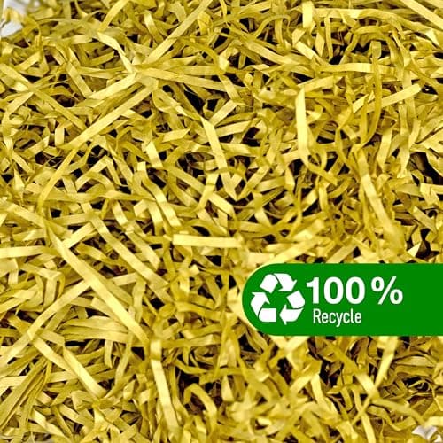 RBS®-Black Gift Box with Golden Filler 23x16x10cm Empty Hamper Box for Gifting Holds Upto 5kg Sturdy Cardboard Gift Boxes with 25g Decorative Shredded Paper Birthday, Diwali, Valentine’s Day Packing 2