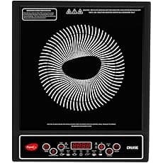 Philips HD4995/00 2100W Induction Cooktop With Soft Touch Panel | 11 Preset Menus | 240 Volts | 3Yrs Warranty On Coil, black and blue