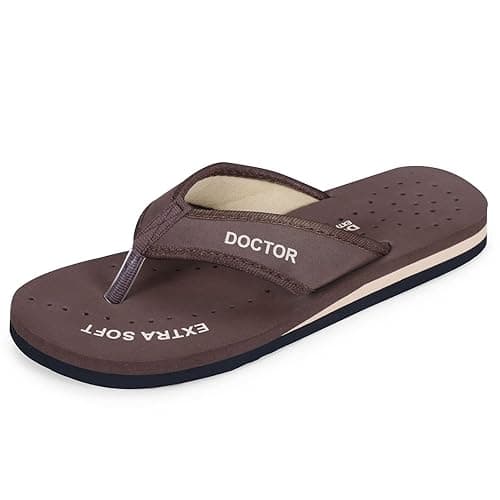 DOCTOR EXTRA SOFT Doctor Slippers for Women Orthopedic Diabetic Pregnancy Non Slip Lightweight Comfortable Flat Casual Stylish DR Chappals and House Flip flops For Ladies & Girl’s D-22
