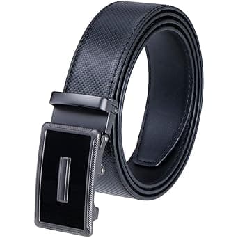 Labnoft Men's Auto Lock PU Leather Belt