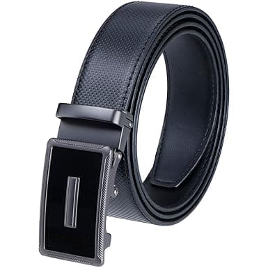 Labnoft Men's Auto Lock PU Leather Belt