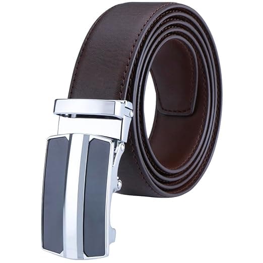 Labnoft Men's Auto Lock PU Leather Belt