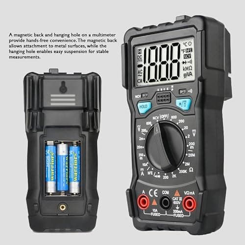 Themisto TH-M98 Digital Multimeter (Black 2000 Counts) 4