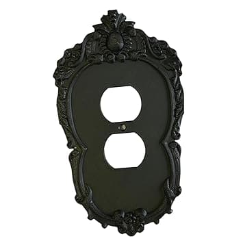 Lights Switch Cover Vintage Style Socket Cover for Bathroom Household Kitchen Double Switch | Home Improvement | Electrical & Solar | Switch Plates & Outlet Covers