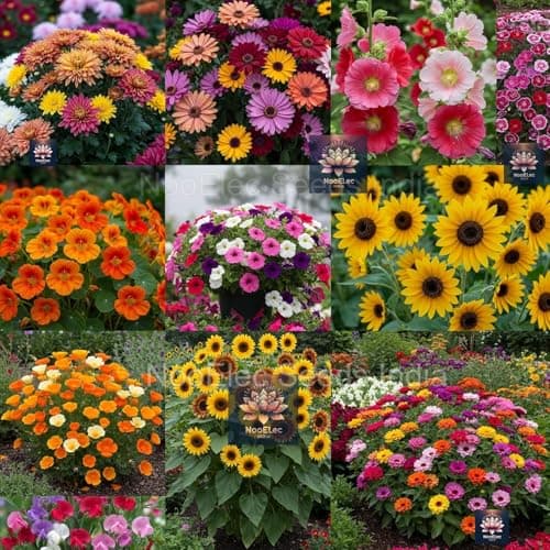 Low Maintenance Hybrid Flower Seeds Combo Pack- All Year Flower Seeds Supply (40 VARIETIES) 2