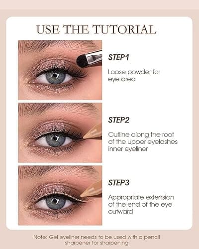 COSLUXE IMAGIC IMAGIC Nude Beige Kohl Matte Kajal Pencil Waterproof 1.3g | Long-Lasting, Smudge-Proof Eyeliner for Bold & Precise Eye Makeup 5