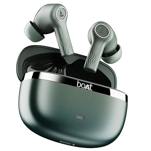 Boat Nirvana Ion ANC Pro, Hi-Res Audio LDAC,ANC(~32dB), 120Hrs Battery, App Support, Fast Charge, v5.3 Bluetooth TWS in Ear Earbuds Wireless Earphones with mic (Northern Lights)