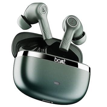 Boat Nirvana Ion ANC Pro, Hi-Res Audio LDAC,ANC(~32dB), 120Hrs Battery, App Support, Fast Charge, v5.3 Bluetooth TWS in Ear Earbuds Wireless Earphones with mic (Northern Lights)