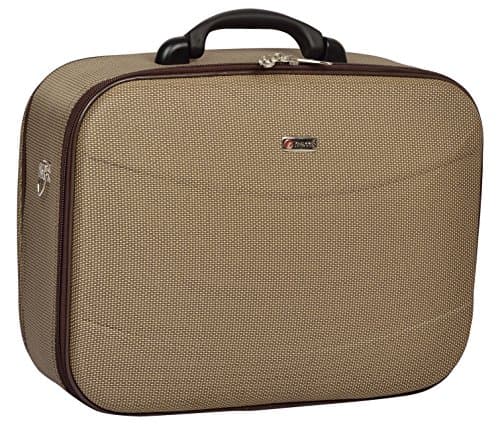 TREKKER Polyester Vintage Brown Softsided Cabin Luggage Size 22' Without Wheels
