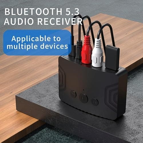 Tobo 5.3 Bluetooth Audio Adapter,Wireless Audio Adapter for Music Streaming Sound System,Tablets and Car Audio,Home Stereo Theater System,Wireless Adapter for Speakers 5