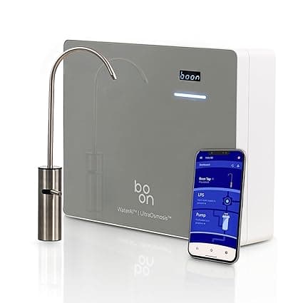 Boon Tap RO Under Counter Water Purifier | UltraOsmosis™ Filtration | WaterAI™ App (iF Design Award 2026) | 360° Swivel Tap (Gunmetal Grey) | 8L Storage | 2-Year Warranty