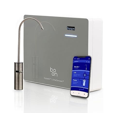 Boon Tap RO Under Counter Water Purifier | UltraOsmosis™ Filtration | WaterAI™ App (iF Design Award 2026) | 360° Swivel Tap (Gunmetal Grey) | 8L Storage | 2-Year Warranty