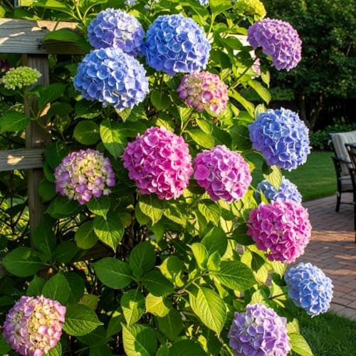BlimBurn Hydrangea Flower Seeds Mix -Hybrid Seeds - All India Year-Round Growing. Low Maintenance Plant Seeds (Macrophylla) (15 SEEDS) 5