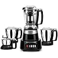 Panasonic MX-AE475 Mixer Grinder, Monster 2000W Super Mixer Grinder with 3 Stainless Steel Jars & Juicer Extractor, Mixie Grinder & Blender Machine for Kitchen, 2-Year Warranty & 5-Yr Motor (Red)