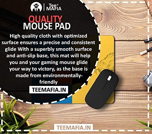 Tee Mafia India Gaming Mouse Pad for Gamers | M.s Dhoni Mousepad | All Superhero Mousepad | Anti Skid Technology Mouse Pad for Laptops and Computers (All Superhero) 4