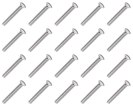 M3.5 x 70mm Long Electrical Machine Screws Light Switch Plug Socket - 20